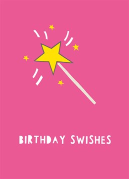 Be a fairy godmother for someone special and make sure all their birthday wishes come true with one swish of a magic wand! Designed by Whale & Bird.