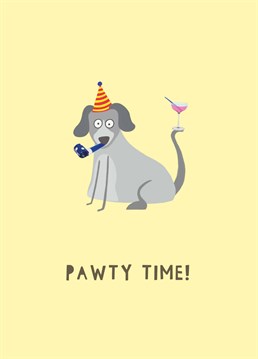 Put your paws up and get ready to party! Send some puppy love to a friend on their birthday with this Whale & Bird design.