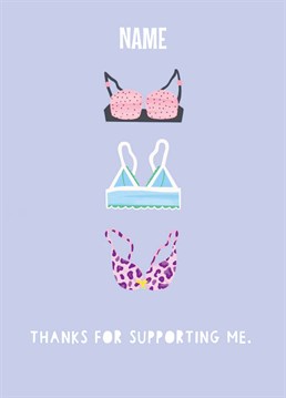 Friends are like good bras: hard to find, never leave you hanging and always there for support! Show your appreciation to someone who's close to your heart with this Whale And Bird design.