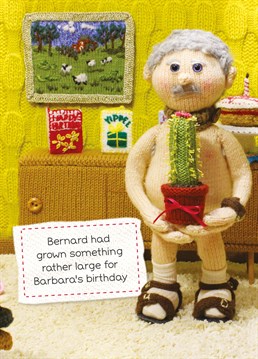 Approach with caution Barbara, it's got quite a prick! Hilarious birthday design by Whale & Bird.