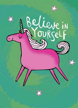 Make them feel magical with this unicorn Whale & Bird card, just because.