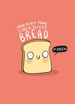 Remind them how much you loaf them with this pep card from Whale & Bird, just because.