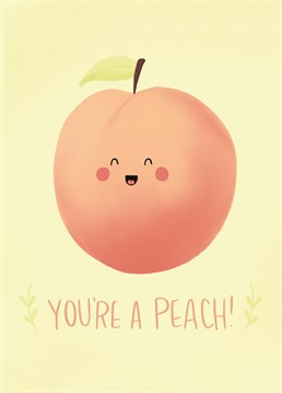 Show them you ap-peach-iate them with this Whale & Bird card, just because.