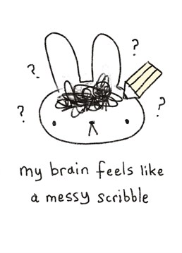 We've all had days where our brain feels like a messy scribble. Design by Whale & Bird.