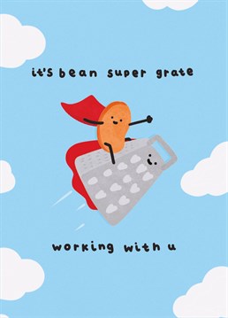 A pun filled card for the bean lover in your office from Whale and Bird.
