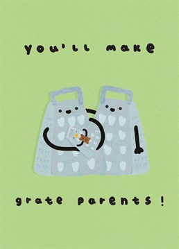 Send some pun filled giggles with this funny new parents cards from Whale & Bird.
