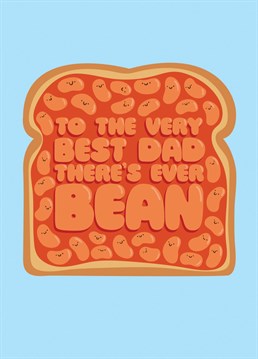 You just can't go wrong with beans on toast! If this is a dad staple them he'll love this brilliantly unique Scribbler card on Father's Day.