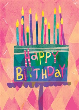 Send this greeting card to someone who loves cake and is celebrating their Birthday! .