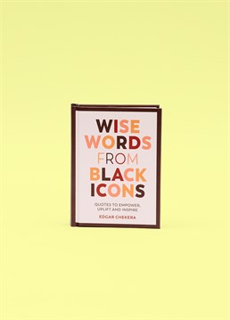 Wise Words From Black Icons. Send them something a little cheeky with this brilliant Scribbler gift and trust us, they won't be disappointed!