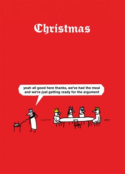 There's always an annual Christmas argument, so send this Modern Toss to someone you plan on arguing with!