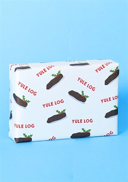 Yule Log Wrap. This is another timeless Scribbler classic. In this case the picture tells a thousand words. And countless Scribblerites can't be wrong. We have limited supplies of this one, so when it's gone it may be gone for a while. If you like it, then you should probably place your order now. You have been warned.