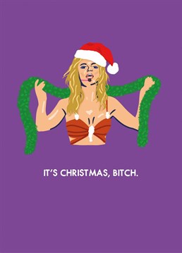 Send your best Christmas wishes with this Britney Spears inspired Christmas card! Hashtag Free Britney!