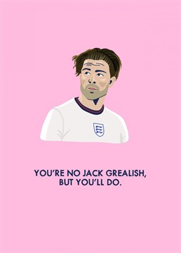 Send your cheekiest best wishes with this Jack Grealish- inspired love card! Perfect for Valentine's Day or an anniversary!