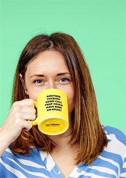 Another Fucking Zoom Mug. Send them something a little cheeky with this brilliant Scribbler gift and trust us, they won't be disappointed!