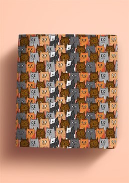 If they LOVE cats then why wouldn't you wrap their present in this cat covered gift wrap, perfect for a crazy cat lady or lad on any occasion! Or maybe you want to give a present to your cat? Also very valid. Please note that this sheet is 50x70cm and will be sent folded to keep it nice and safe!