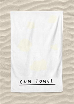Did someone say lads on tour? Seeing as this beach towel already comes with "patches", what's the harm in adding a few more holiday souvenirs of your own, ey? *Cum stains included. ** Not real cum stains, we're not animals.  Machine washable. 147cm x 100cm - extra-large size! Made from 300gsm microfibre towelling. Please note this product is made to order and is non-returnable.