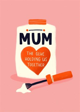 If your mum is the heart of your family, show how much you love and appreciate her with this cute design by Lucy Maggie, perfect for Mother's Day.
