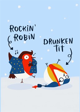 Send this hilarious Lucy Maggie card to someone who more resembles the drunken tit at Christmas.