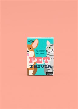 Mini Pet Trivia. Send them something a little cheeky with this brilliant Scribbler gift and trust us, they won't be disappointed!