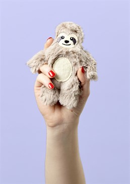 Slow down and relax!. A pal you can spoon in bed. Heat up in the microwave. 100% natural ingredients. Infused with lavender. Ever heard of a fast sloth? This fluffy little guy will heat up in the microwave within seconds and is the perfect size to be cuddled in bed! A must-have for any sloth obsessed individual, this novelty heat bag is lovely and soft to the touch. Filled with wheat and lavender to sooth you into slumber, there's no one else you'll want to keep you company during the long winter nights. Please follow all product instructions for safe use and to avoid completely knocking your sloth out for the count.