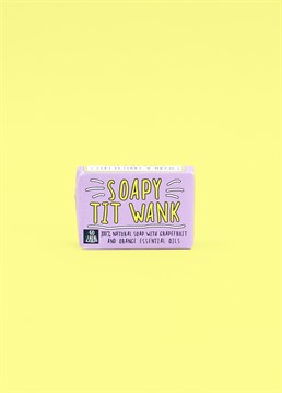 Soapy Tit Wank Soap. Send them something a little cheeky with this brilliant Scribbler gift and trust us, they won't be disappointed!