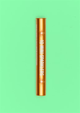 10 x Mini Sparklers Tube Gold. Your friends and family will love this Scribbler favourite as much as we do, so go on treat them (or yourself!).