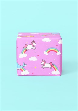 We've discovered a new species: it's called a Caticorn and it is MAGICAL! A great choice for a child (or child at heart) to celebrate their special day and live their fantasy. Please note that this product is 50x70cm and will be sent folded to keep it nice and safe!