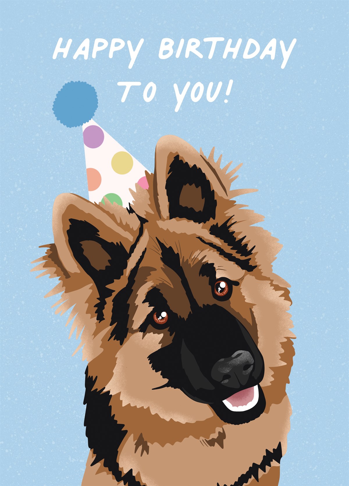 Happy Birthday From The Dog Card | Scribbler