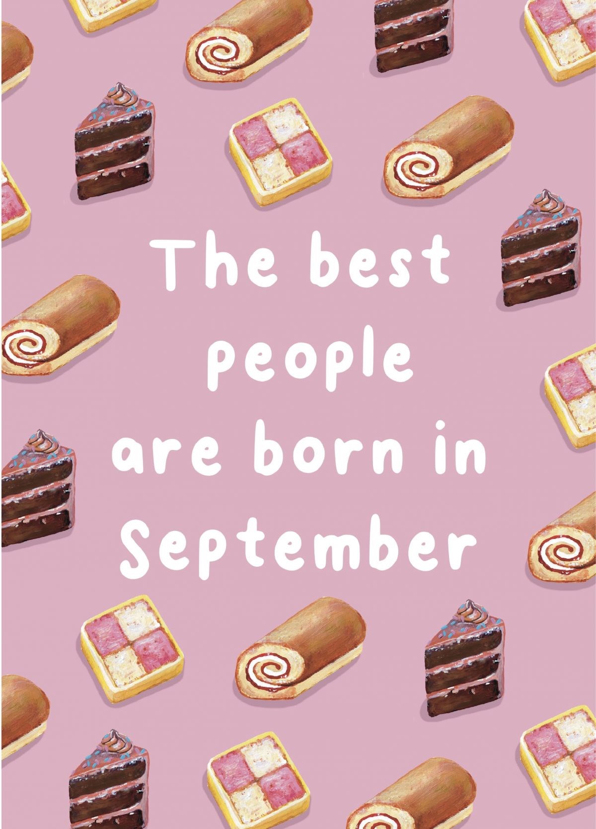 The Best People Are Born In September Card | Scribbler