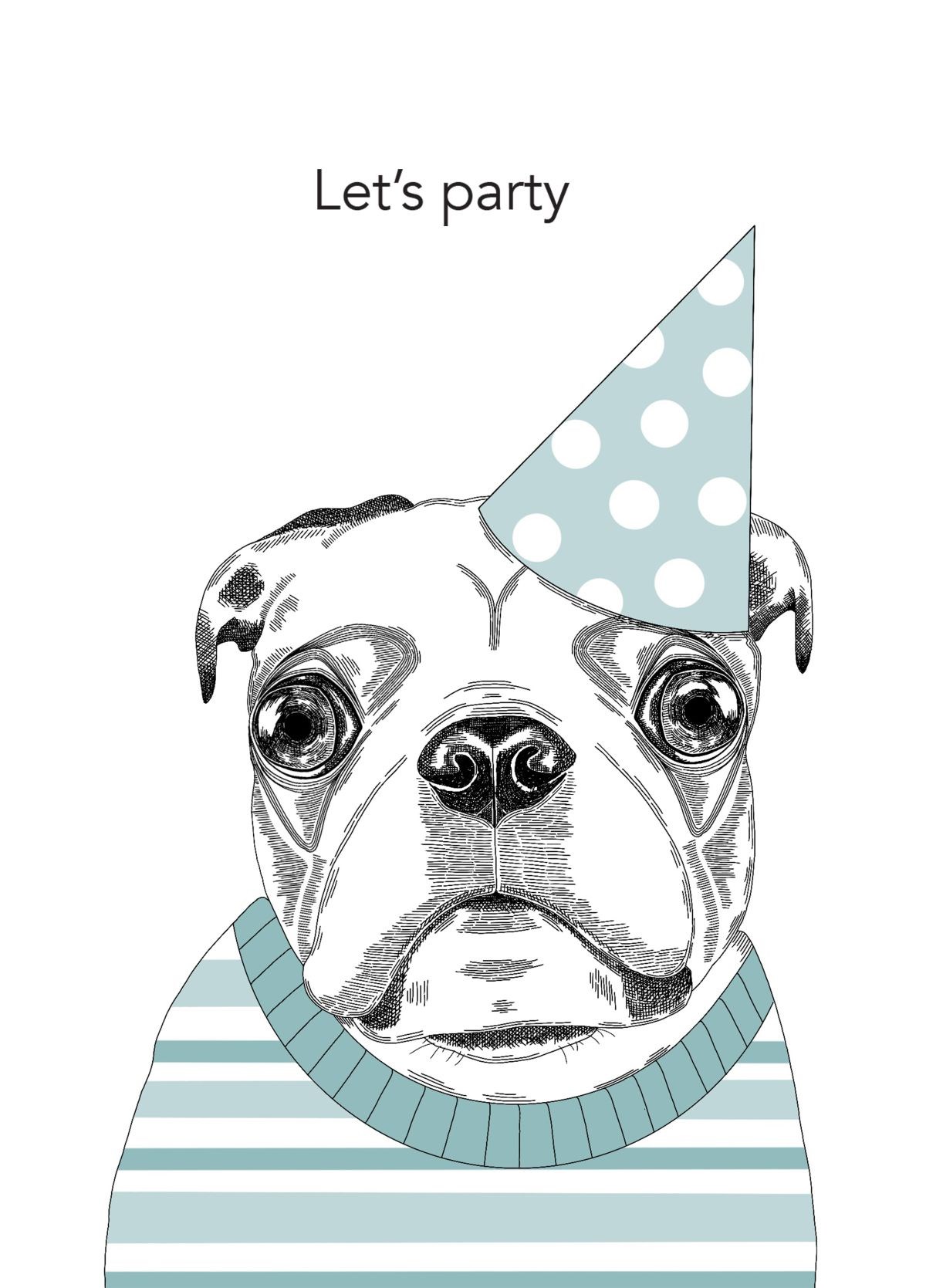 Let's Party Card | Scribbler