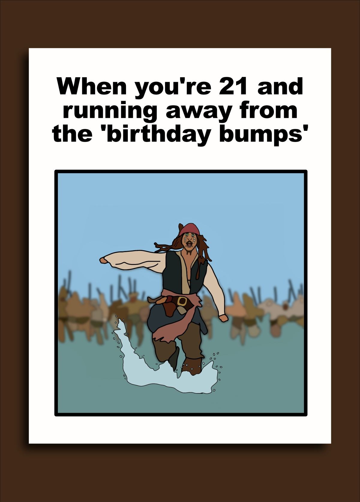 Captain Jack Sparrow (21) Meme Card | Scribbler