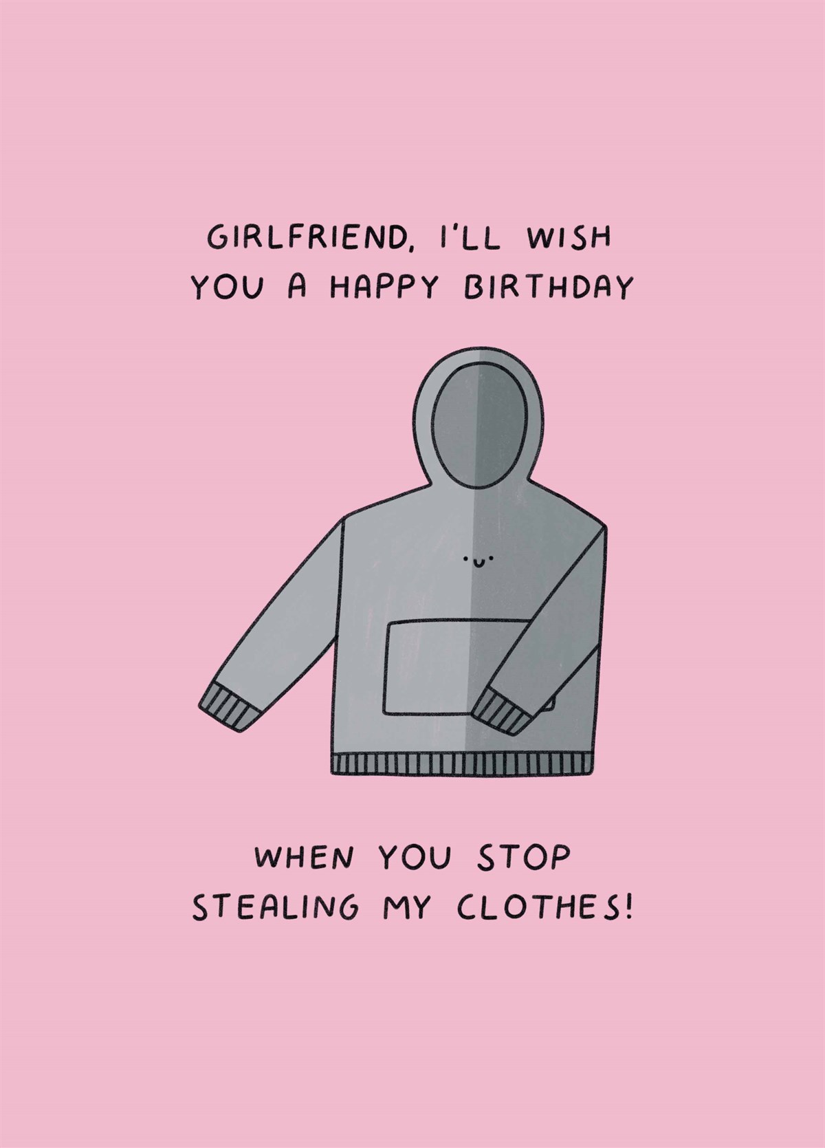 Girlfriend I'll Wish You A Happy Birthday Card | Scribbler