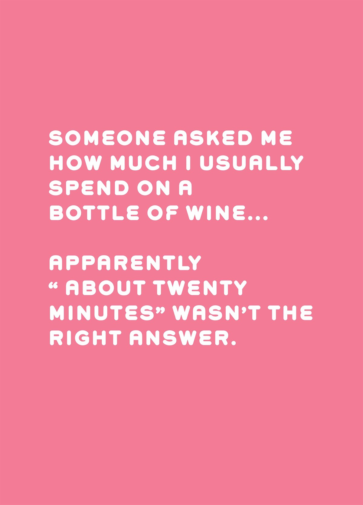 Wasn't The Right Answer Card | Scribbler