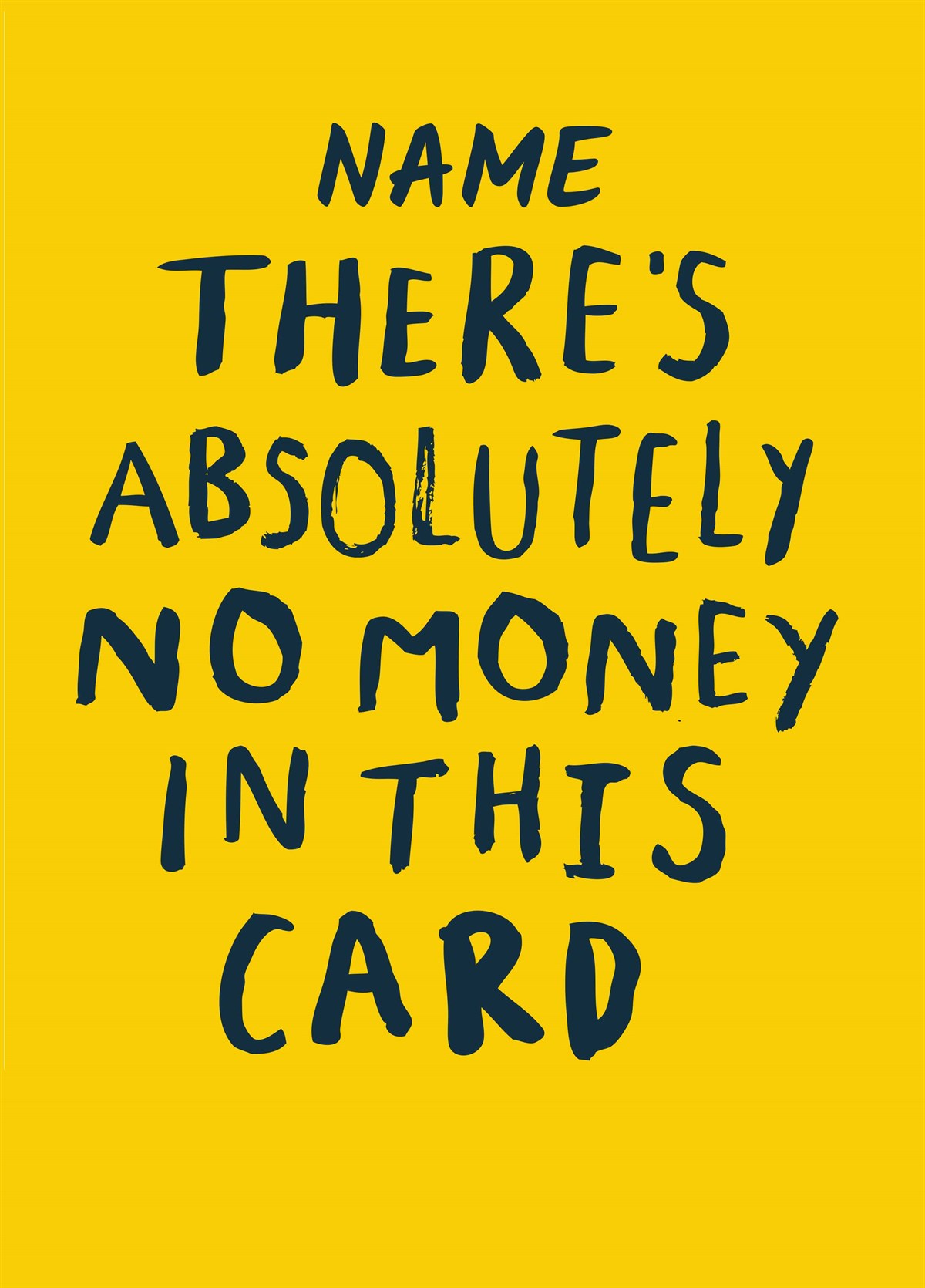 No Money In This Card | Scribbler