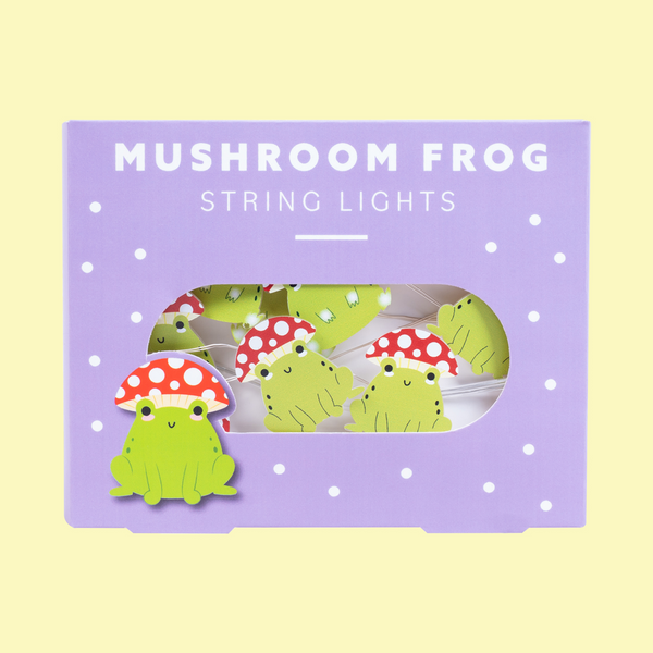 Mushroom Frog String Lights