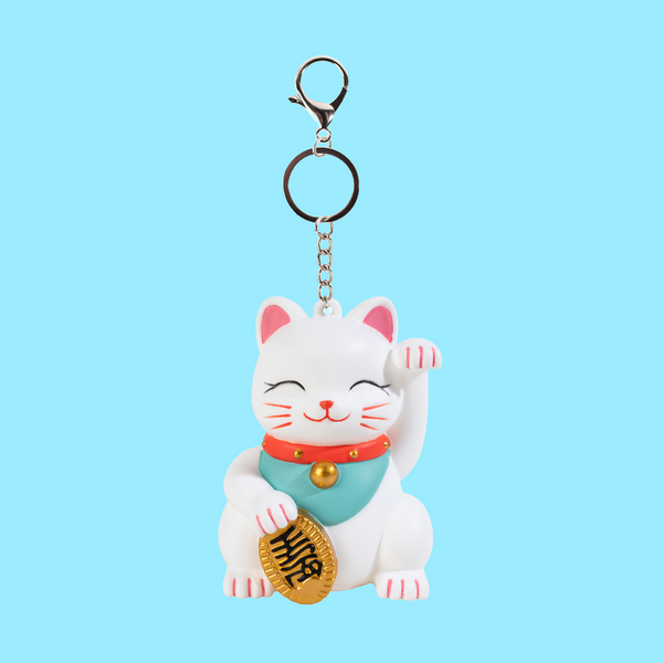 Lucky Cat Light Up Bag Charm