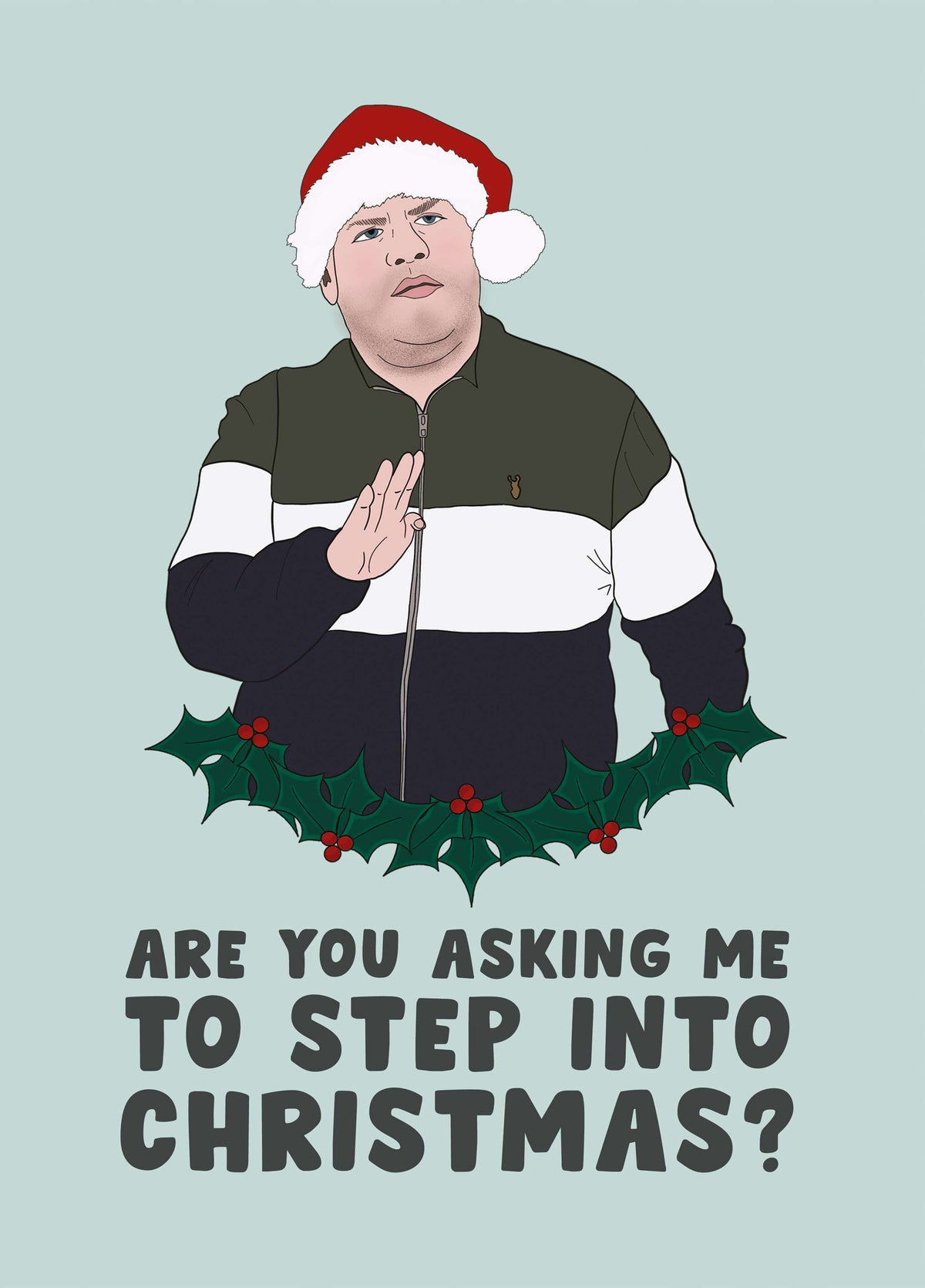Step Into Christmas Card