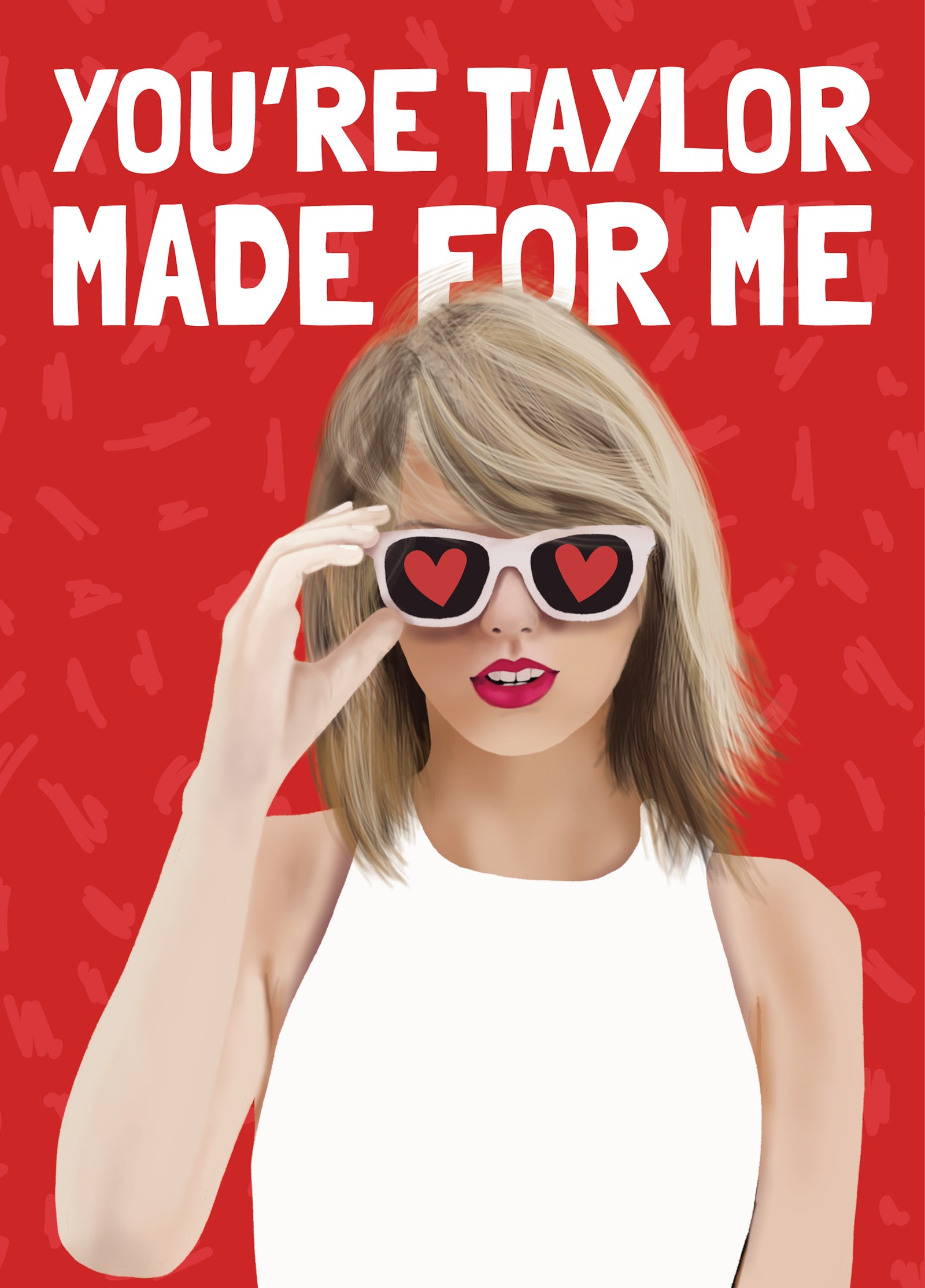 Taylor Swift Valentine's Day Card