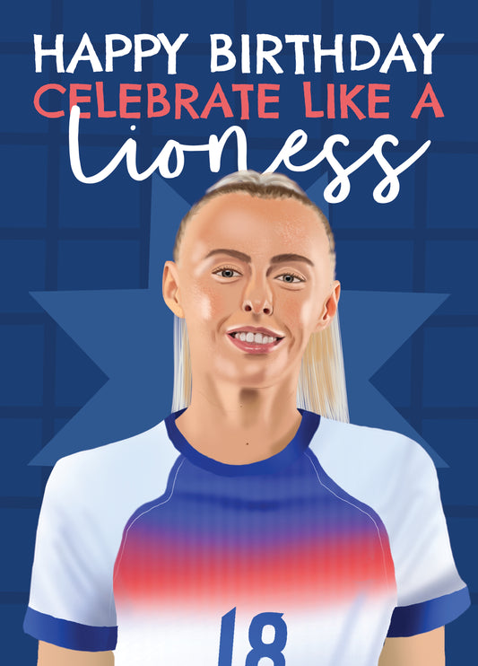 Chloe Kelly Lioness Womens Football England Card