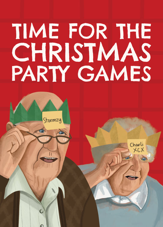 Funny Christmas Card - Party Games - Guess Who
