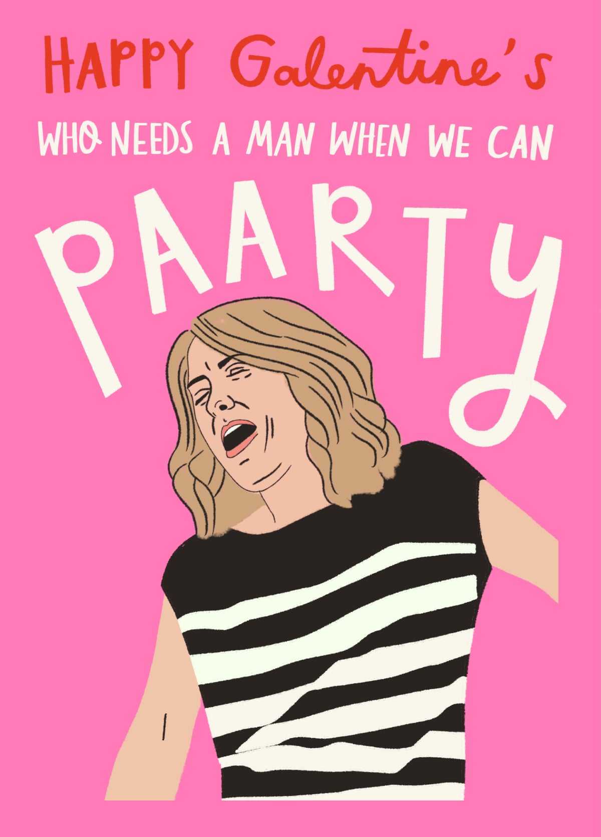 Funny Kristen Wiig Bridesmaid Card | Funny Galentine's Day Card