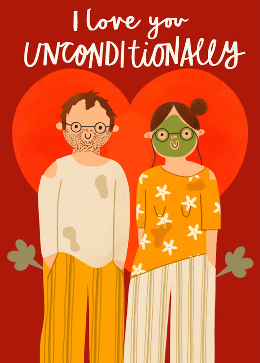 Funny Valentine's Day/Anniversary Card - Unconditional Love - Farting