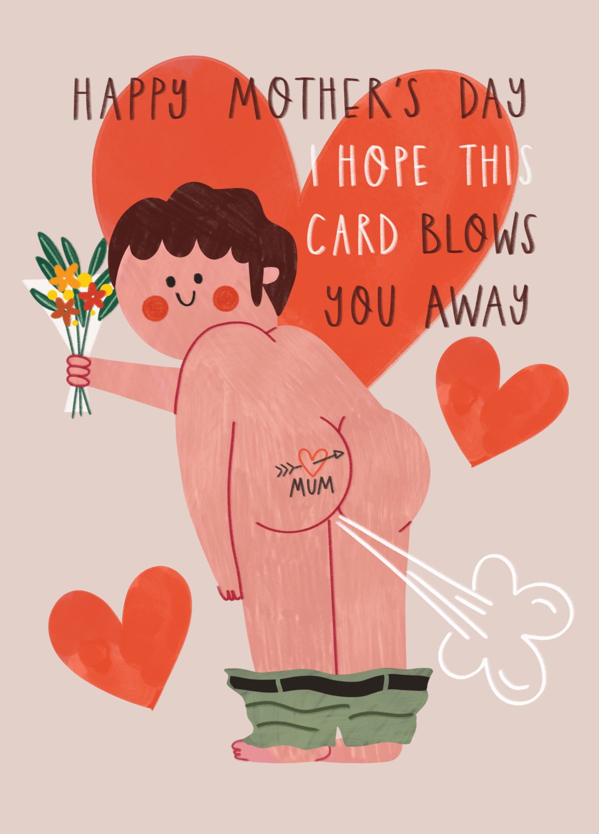 Funny Fart Mother's Day Card
