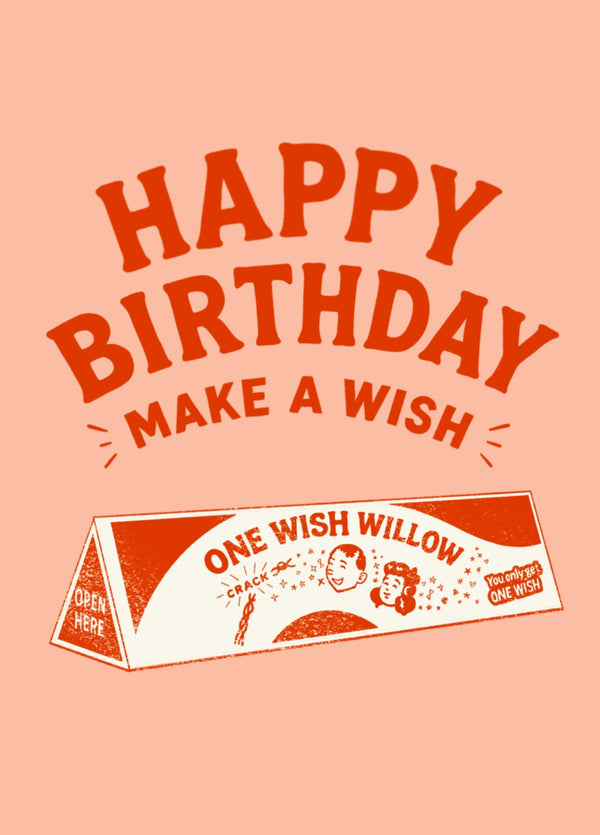 One Wish Willow Obsession Card