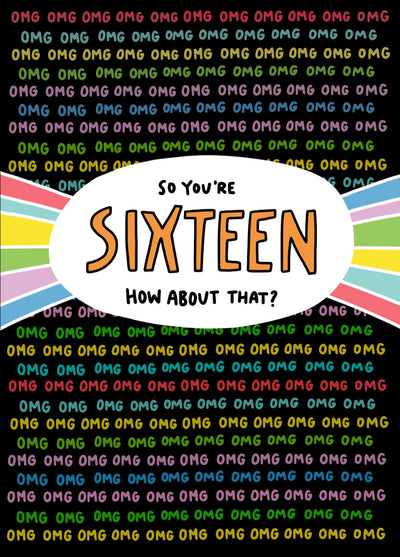 Sixteen How About That Card