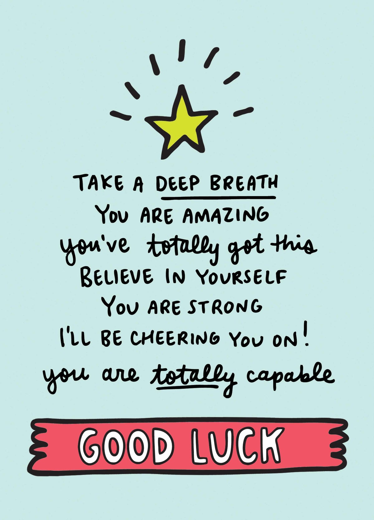 Good Luck Card