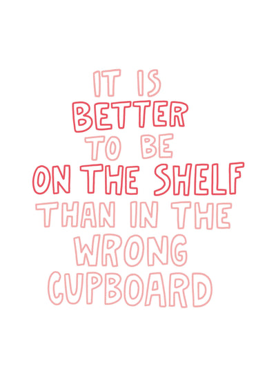 On The Shelf Card