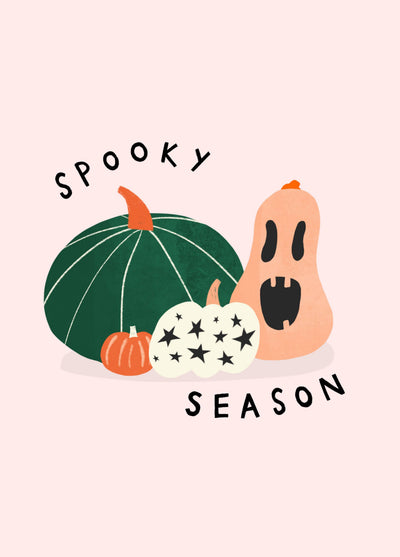 Spooky Season Halloween Pumpkin Card