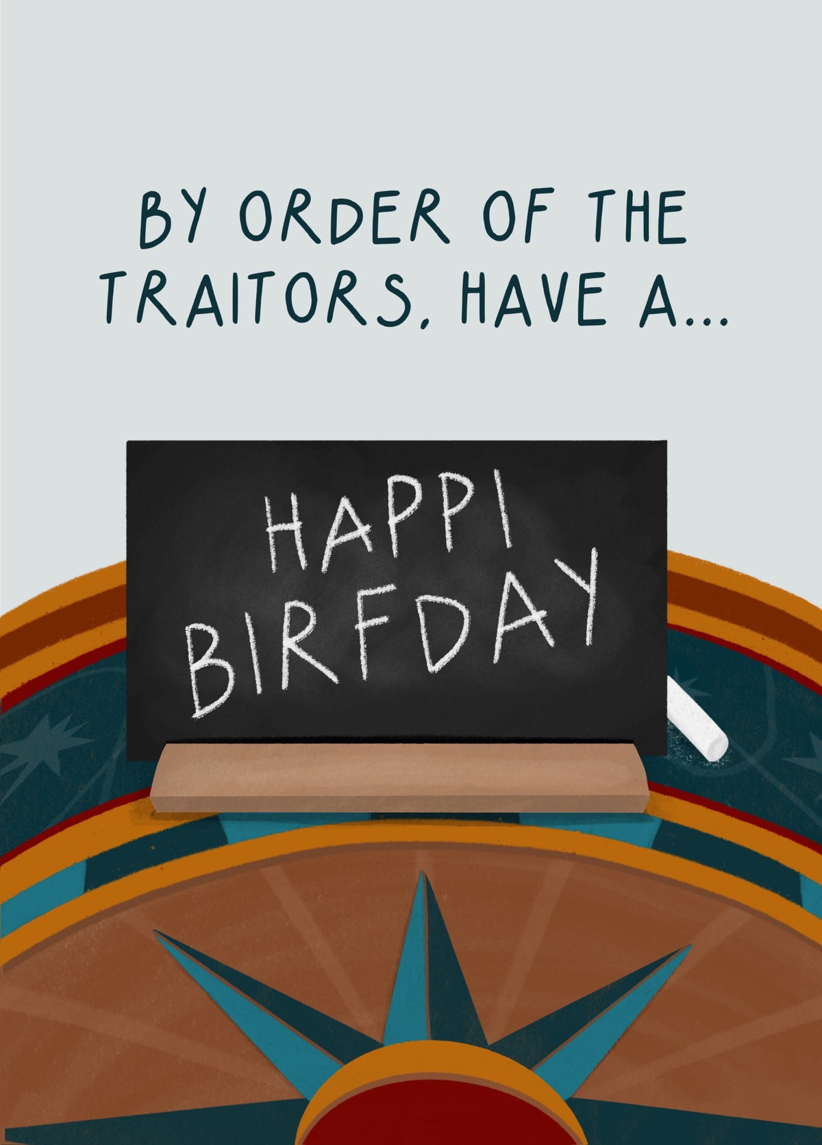 The Traitors Birthday Card, Funny Tv Show Card