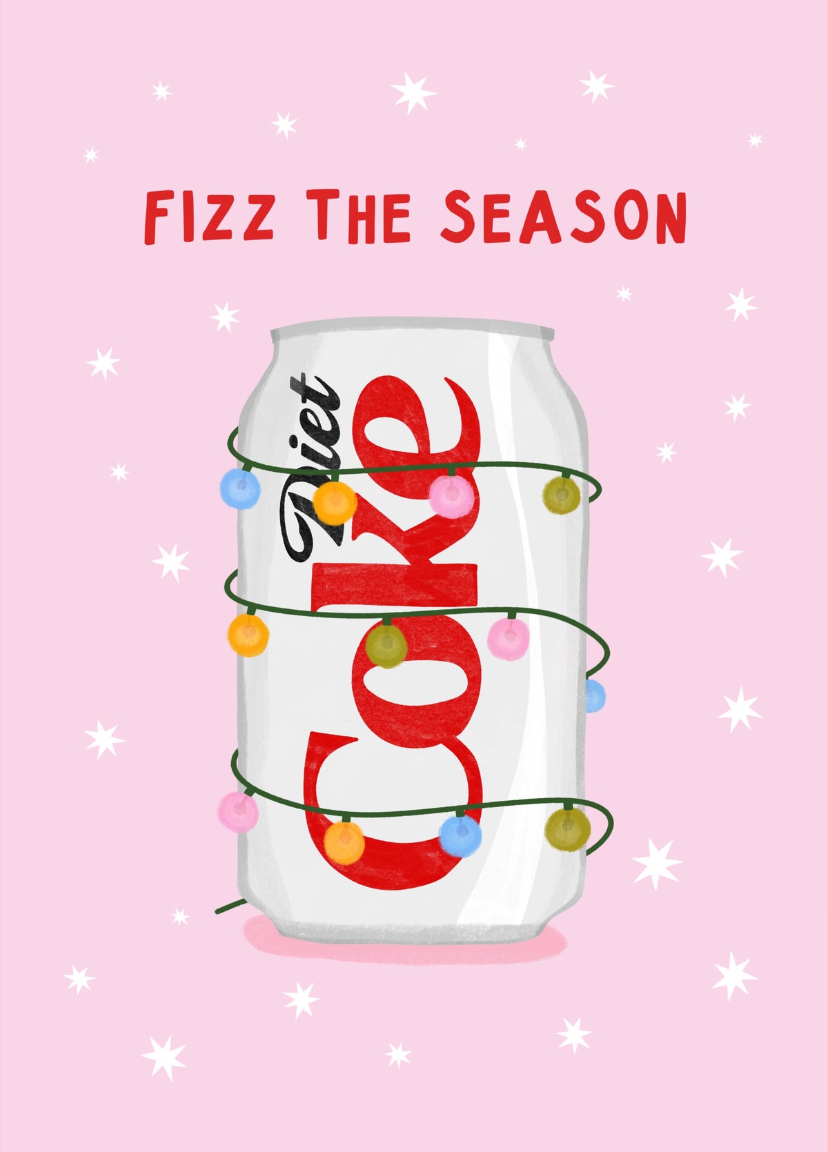 Fizz The Season Diet Coke Christmas Card